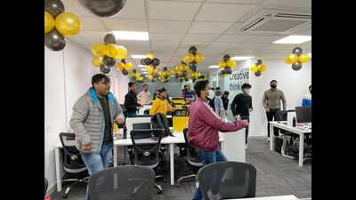 An IT firm in Noida has resumed 30-minute Zumba sessions on Fridays, to revive the energy of staff that’s coming back to work from office. An IT firm in Noida has resumed 30-minute Zumba sessions on Fridays, to revive the energy of staff that’s coming back to work from office.
