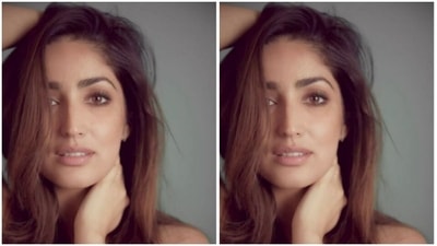 Assisted by makeup artist Mitali Vakil, Yami decked up in minimal makeup to complement her look for the day. In nude eyeshadow, mascara-laden eyelashes, black eyeliner, drawn eyebrows, contoured cheeks and a shade of nude lipstick, Yami looked ravishing. (Instagram/@yamigautam)