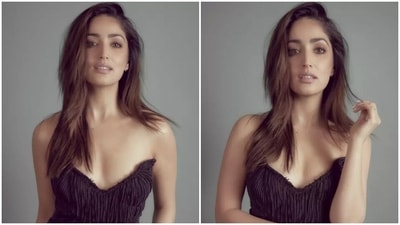 Yami Gautam in mini skater dress serves smoking hot look worth  ₹52k for A Thursday success bash: Pics inside