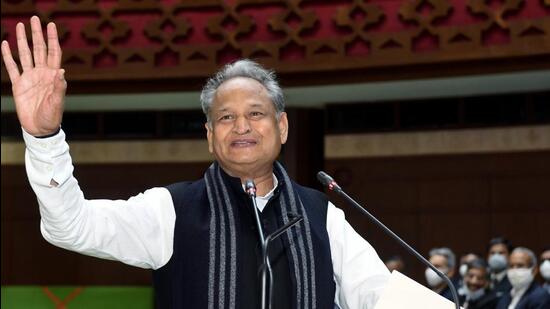 Rajasthan chief minister Ashok Gehlot, in his budget speech on February 23, announced restoration of the old pension scheme for government employees appointed on or after January 1, 2004. (ANI)