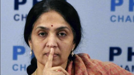 The Central Bureau of Investigation arrested former NSE chief executive officer Chitra Ramkrishna who is facing charges of misgovernance at the country’s top bourse by trading volumes (PTI)