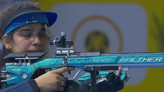Indian shooters Shriyanka (in frame), Akhil win bronze ISSF World Cup in Cairo