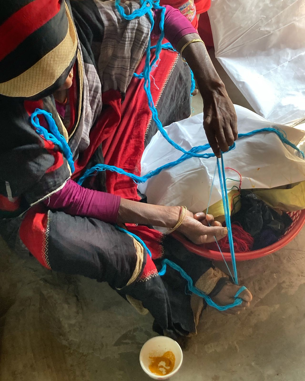 Kheta embroidery is a kind of quilting, the art of stitching layers of fabrics.