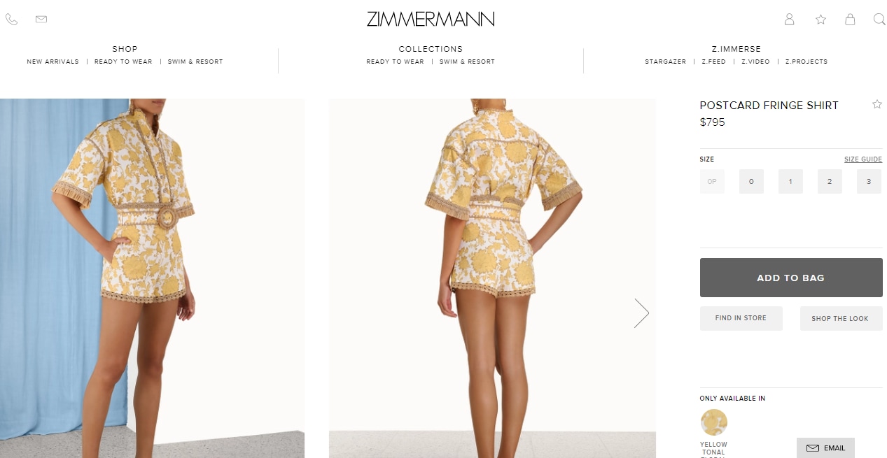 Kareena Kapoor Khan's shirts from Zimmermann&nbsp;(zimmermann.com)