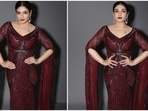 Raveena Tandon is an active social media user and a fashion enthusiast who loves sharing her pictures with her fans. Recently, the actor left her well-wishers stunned as she struck some beautiful poses in a maroon floor-sweeping gown.(Instagram/@officialraveenatandon)