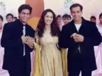 Madhuri Dixit talks about working with Shah Rukh Khan and Salman Khan.