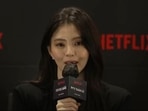 Han So-hee during an old interview with Hindustan Times.