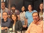 Ranbir Kapoor with his family members. Ranbir Kapoor with his family members.