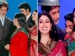 Simi Garewal shared behind-the-scenes clips from her talk show that featured the Bachchans attempting to take a family photo. Simi Garewal shared behind-the-scenes clips from her talk show that featured the Bachchans attempting to take a family photo.