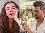 Hrithik Roshan commented on a video posted by Saba Azad.&nbsp;