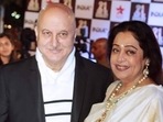 Kirron Kher shared a post for husband Anupam Kher.&nbsp;