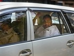 CP leader and Maharashtra minister Nawab Malik on his way to court, after his arrest by the Enforcement Director (ED) in connection with a money laundering case involving Dawood Ibrahim, in Mumbai, Thursday, March 3, 2022. (PTI Photo/Kunal Patil) CP leader and Maharashtra minister Nawab Malik on his way to court, after his arrest by the Enforcement Director (ED) in connection with a money laundering case involving Dawood Ibrahim, in Mumbai, Thursday, March 3, 2022. (PTI Photo/Kunal Patil)
