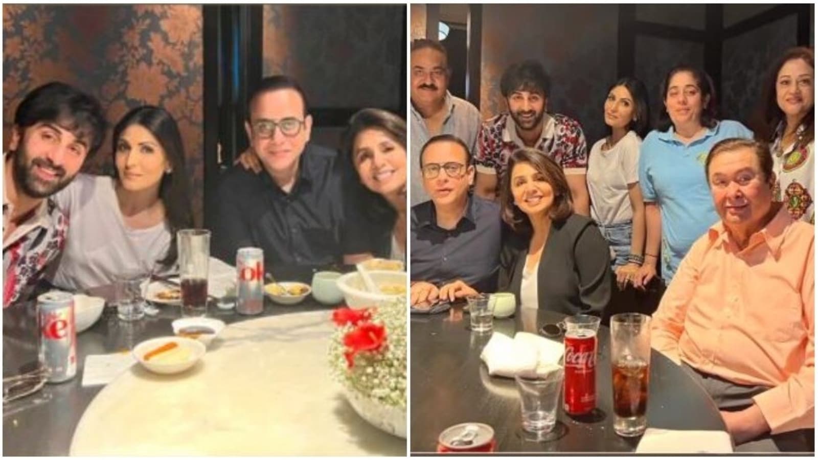 Ranbir Kapoor enjoys weekend dinner with mom Neetu Kapoor, uncle Randhir Kapoor. See pics from their family get-together - Hindustan Times