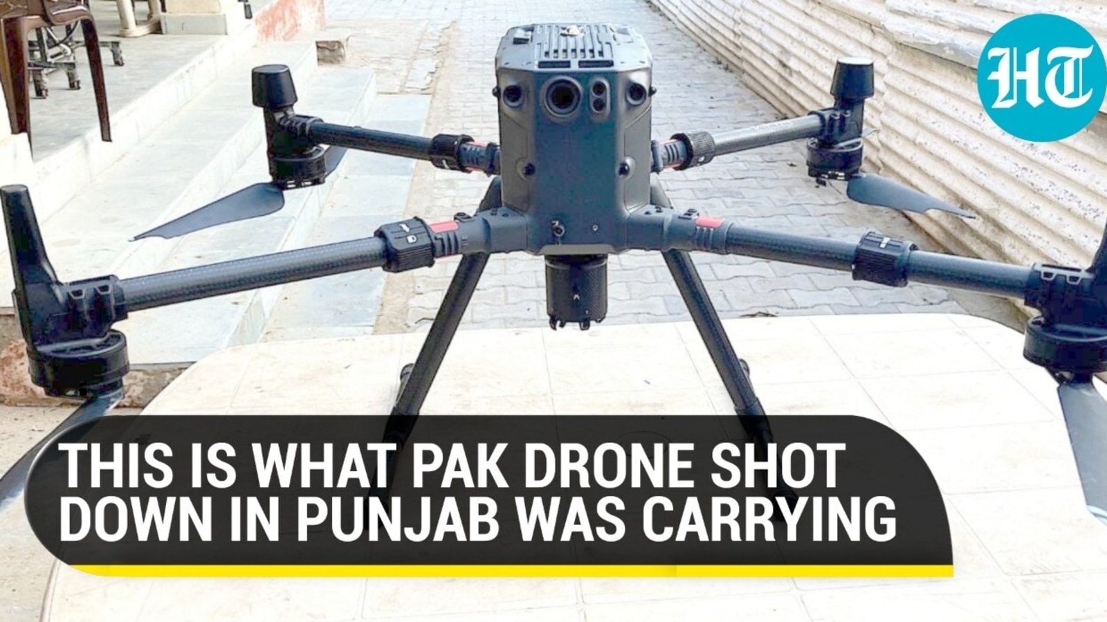 Watch: BSF downs Pakistan drone in Punjab's Ferozepur; 4 kg heroin ...