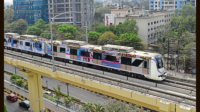 However, with ongoing projects like the river development, Metro and 24x7 water scheme, the civic body has decided to drive a large portion of its funding by executing the Public-Private Partnership (PPP) model. (HT PHOTO) However, with ongoing projects like the river development, Metro and 24x7 water scheme, the civic body has decided to drive a large portion of its funding by executing the Public-Private Partnership (PPP) model. (HT PHOTO)