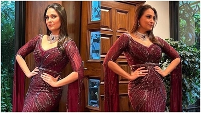 This outfit was also worn by former Miss Universe Lara Dutta for an award show. (Instagram/@larabhupati)