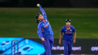 Rajeshwari Gayakwad of India in action. (AP)