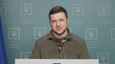 Ukrainian President Volodymyr Zelenskyy. (AP)