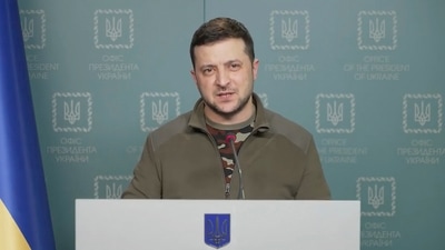 Ukrainian President Volodymyr Zelenskyy. (AP) Ukrainian President Volodymyr Zelenskyy. (AP)