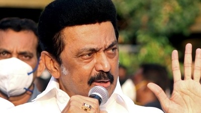 Tamil Nadu Chief Minister MK Stalin wrote to PM Modi over students returning from Ukraine. (File photo) (ANI) (HT_PRINT) Tamil Nadu Chief Minister MK Stalin wrote to PM Modi over students returning from Ukraine. (File photo) (ANI) (HT_PRINT)