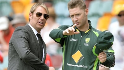Shane Warne and Michael Clarke (Getty Images)