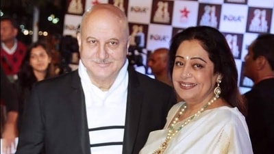 Kirron Kher shared a post for husband Anupam Kher. Kirron Kher shared a post for husband Anupam Kher. 