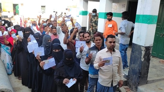 The counting of votes will take place on March 10.(HT Photo/Sudhir Kumar)