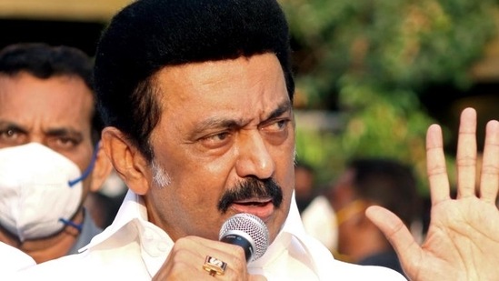 Tamil Nadu Chief Minister MK Stalin wrote to PM Modi over students returning from Ukraine. (File photo) (ANI)(HT_PRINT) Tamil Nadu Chief Minister MK Stalin wrote to PM Modi over students returning from Ukraine. (File photo) (ANI)(HT_PRINT)