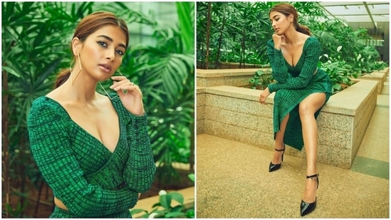 Pooja Hegde serves your daily dose of green in a super stylish ensemble.&nbsp;