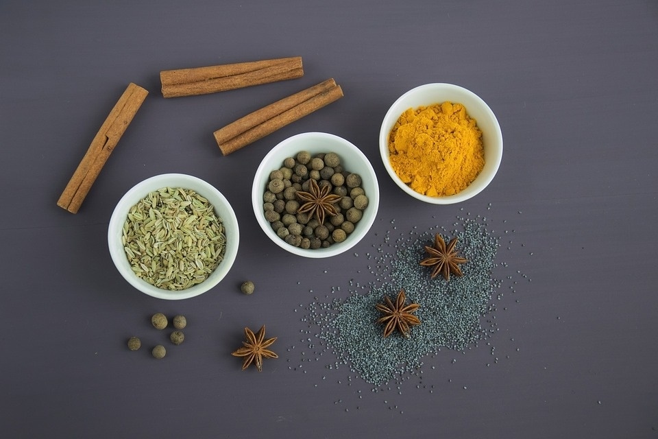 Black pepper (Piperine) and turmeric (curcumin) are Indian spices that are known to be therapeutic in nature.