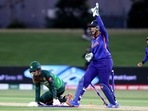 India's wicketkeeper Richa Ghosh in action. India's wicketkeeper Richa Ghosh in action.