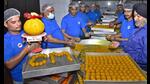 This time, a special “5kg Jeet Ka Laddoo” is prepared for the winning candidates. (Gurpreet Singh/HT) This time, a special “5kg Jeet Ka Laddoo” is prepared for the winning candidates. (Gurpreet Singh/HT)