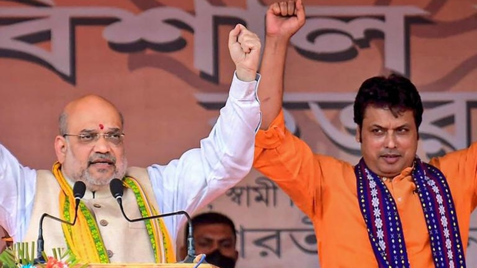 Left brought violence, BJP stands from growth: Amit Shah in Tripura ...