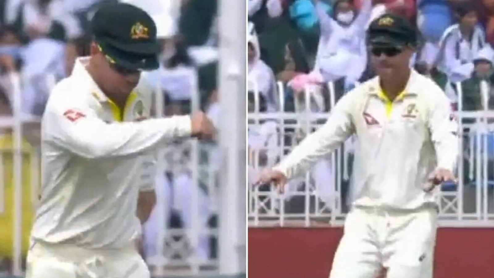 Watch: David Warner busts a move while fielding during 1st PAK vs AUS Test, Twitter says 'He's trying to copy Virat'