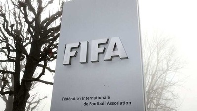 FIFA's logo in front of its headquarters in Zurich (REUTERS)