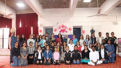 Government College of Yoga Education and Health principal Sapna Nanda lauded all eminent women personalities and shared their achievements, accomplishments and their inspiring life stories. (HT Photo)