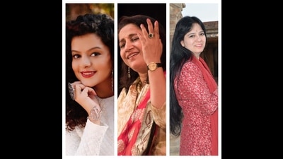Palak Muchhal, Kavita Seth and Anuradha Pal