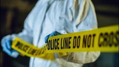 Police line tape. Crime scene investigation. Forensic science. (Getty Images)