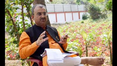 Bihar health minister Mangal Pandey. (HT Photo) Bihar health minister Mangal Pandey. (HT Photo)