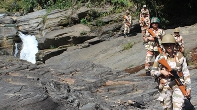 Women troops of Indo-Tibetan Border Police (ITBP) patrolling in Arunachal Pradesh. (ANI) Women troops of Indo-Tibetan Border Police (ITBP) patrolling in Arunachal Pradesh. (ANI)