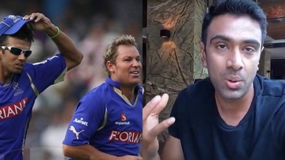 Rahul Dravid and Shane Warne; R Ashwin Rahul Dravid and Shane Warne; R Ashwin