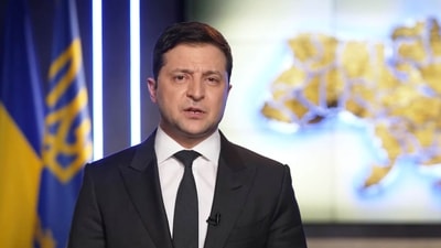 Ukrainian President Volodymyr Zelenskyy (File photo- AP) (AP)