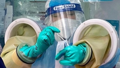 Overall, some 450 million cases of Covid-19 have been recorded. (AP)
