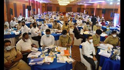 IPS and IAS officers attending review preparedness meeting for the Bihar Assembly elections in Sept 30, 2020. As per the existing state government rule, all officers have to submit list of their assets for yearly analysis. (HT Archives) IPS and IAS officers attending review preparedness meeting for the Bihar Assembly elections in Sept 30, 2020. As per the existing state government rule, all officers have to submit list of their assets for yearly analysis. (HT Archives)