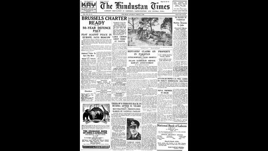 HT This Day: March 13, 1948 -- Thibaw’s throne back in Burma after 81 years HT This Day: March 13, 1948 -- Thibaw’s throne back in Burma after 81 years