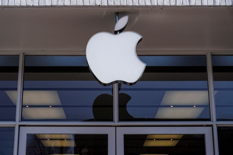 Apple shares gained less than 1% to $160.50 at 1:32 p.m. in New York. They have fallen about 10% this year, in line with a broader slump. (REUTERS)