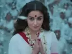 Alia Bhatt in a still from Gangubai Kathiawadi. Alia Bhatt in a still from Gangubai Kathiawadi.