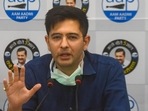 File photo of AAP leader Raghav Chadha. File photo of AAP leader Raghav Chadha.