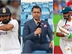 Rohit Sharma; Aakash Chopra; Babar Azam(AP/Twitter/REUTERS) Rohit Sharma; Aakash Chopra; Babar Azam(AP/Twitter/REUTERS)
