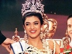 Sushmita Sen during her Miss Universe ceremony. Sushmita Sen during her Miss Universe ceremony.